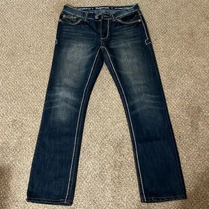 Slim straight jeans